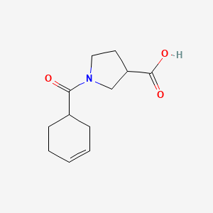 1-(Cyclohex-3-ene-1-carbonyl)pyrrolidine-3-carboxylic acid