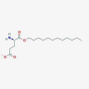 1-[(5-Oxidanidyl-5-oxidanylidene-L-norvalyl)oxy]dodecane