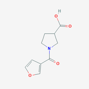 1-(Furan-3-carbonyl)pyrrolidine-3-carboxylic acid