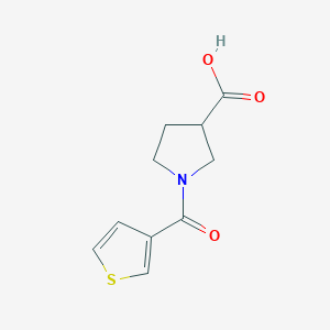 1-(Thiophene-3-carbonyl)pyrrolidine-3-carboxylic acid