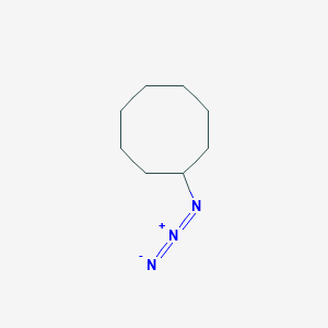 molecular formula C8H15N3 B14686593 Azidocyclooctane CAS No. 33794-96-6