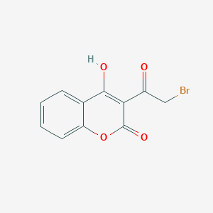 3-(Bromoacetyl)-4-hydroxy-2H-1-benzopyran-2-one