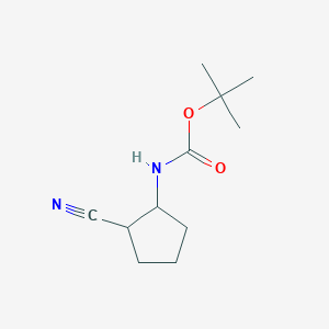 Tert-butyl (2-cyanocyclopentyl)carbamate