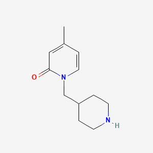 4-methyl-1-(piperidin-4-ylmethyl)pyridin-2(1H)-one