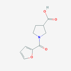 1-(Furan-2-carbonyl)pyrrolidine-3-carboxylic acid