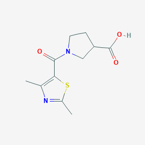 1-(2,4-Dimethylthiazole-5-carbonyl)pyrrolidine-3-carboxylic acid