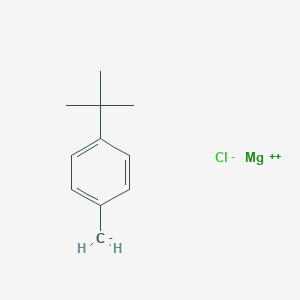 molecular formula C11H15ClMg B14686776 Magnesium chloride (4-tert-butylphenyl)methanide (1/1/1) CAS No. 36062-15-4