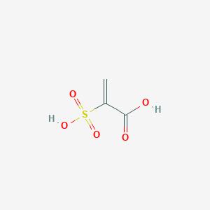 molecular formula C3H4O5S B14686801 2-Propenoic acid, 2-sulfo- CAS No. 24287-24-9