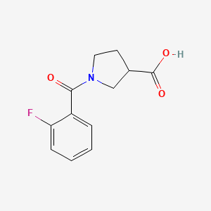 1-(2-Fluorobenzoyl)pyrrolidine-3-carboxylic acid