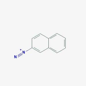 molecular formula C10H7N2+ B14686829 2-Naphthalenediazonium CAS No. 36097-38-8