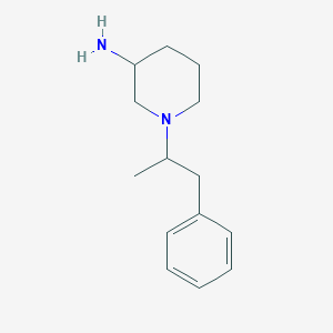 1-(1-Phenylpropan-2-yl)piperidin-3-amine