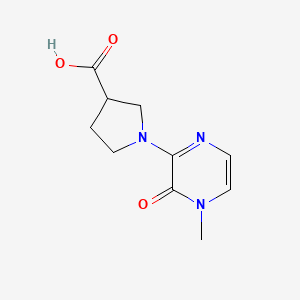 1-(4-Methyl-3-oxo-3,4-dihydropyrazin-2-yl)pyrrolidine-3-carboxylic acid