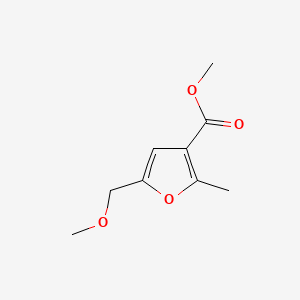 3-Furancarboxylic acid, 5-(methoxymethyl)-2-methyl-, methyl ester