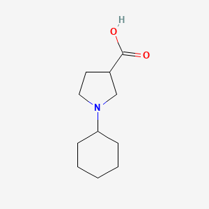 1-Cyclohexylpyrrolidine-3-carboxylic acid
