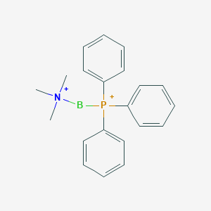 (Trimethylazaniumyl)(triphenylphosphaniumyl)boranyl