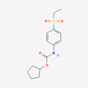 Cyclopentyl [4-(ethanesulfonyl)phenyl]carbamate