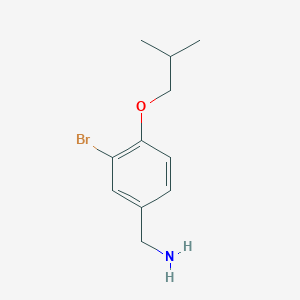 3-Bromo-4-isobutoxybenzylamine