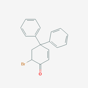 2-Cyclohexen-1-one, 6-bromo-4,4-diphenyl-