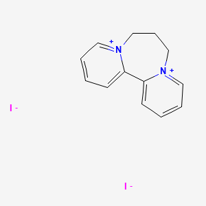 7,11-diazoniatricyclo[9.4.0.02,7]pentadeca-1(15),2,4,6,11,13-hexaene;diiodide