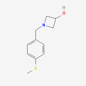1-{[4-(Methylsulfanyl)phenyl]methyl}azetidin-3-ol