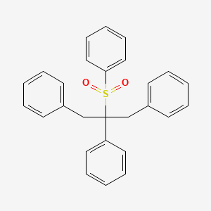 1,1',1''-[2-(Phenylsulfonyl)propane-1,2,3-triyl]tribenzene