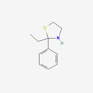 2-Ethyl-2-phenyl-1,3-thiazolidine