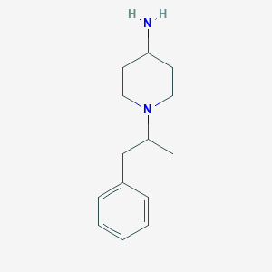 molecular formula C14H22N2 B1468702 1-(1-Phenylpropan-2-yl)piperidin-4-amine CAS No. 1344075-18-8