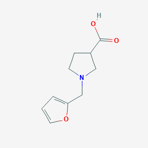 1-(Furan-2-ylmethyl)pyrrolidine-3-carboxylic acid