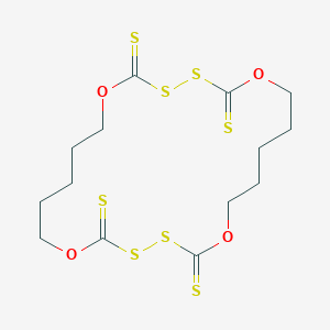 1,6,12,17-Tetraoxa-3,4,14,15-tetrathiacyclodocosane-2,5,13,16-tetrathione