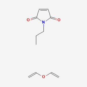 Ethenoxyethene;1-propylpyrrole-2,5-dione