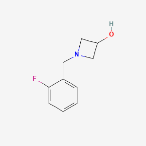 1-[(2-Fluorophenyl)methyl]azetidin-3-ol