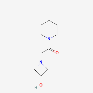 2-(3-Hydroxyazetidin-1-yl)-1-(4-methylpiperidin-1-yl)ethan-1-one