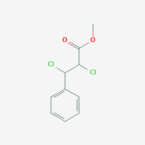 molecular formula C10H10Cl2O2 B14687198 Methyl 2,3-dichloro-3-phenylpropanoate CAS No. 35115-84-5