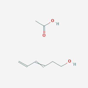 Acetic acid;hexa-3,5-dien-1-ol