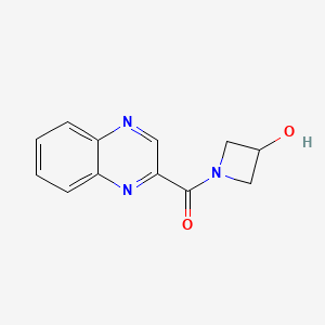 1-(Quinoxaline-2-carbonyl)azetidin-3-ol