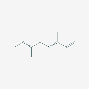 molecular formula C10H16 B14687222 3,6-Dimethylocta-1,3,6-triene CAS No. 32778-25-9