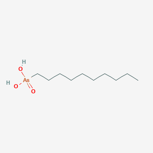 molecular formula C10H23AsO3 B14687229 Decylarsonic acid CAS No. 35331-33-0