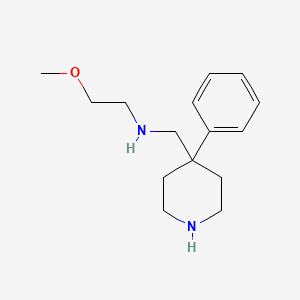 (2-Methoxyethyl)[(4-phenylpiperidin-4-yl)methyl]amine