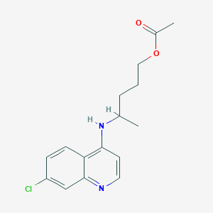 4-[(7-Chloroquinolin-4-yl)amino]pentyl acetate