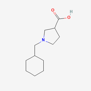 1-(Cyclohexylmethyl)pyrrolidine-3-carboxylic acid