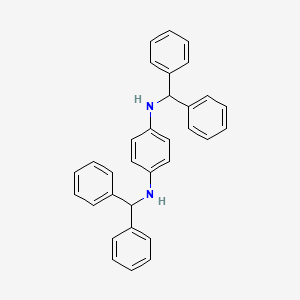 N~1~,N~4~-Bis(diphenylmethyl)benzene-1,4-diamine