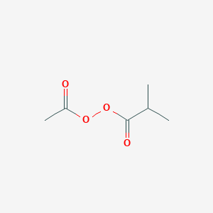 molecular formula C6H10O4 B14687306 Acetylisobutyryl peroxide CAS No. 25424-50-4