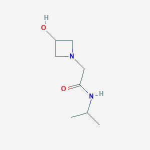 2-(3-hydroxyazetidin-1-yl)-N-(propan-2-yl)acetamide