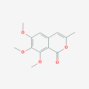 1H-2-Benzopyran-1-one, 6,7,8-trimethoxy-3-methyl-