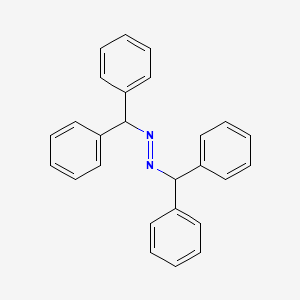 molecular formula C26H22N2 B14687368 (e)-Bis(diphenylmethyl)diazene CAS No. 34863-14-4