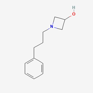 molecular formula C12H17NO B1468739 1-(3-Phenylpropyl)azetidin-3-ol CAS No. 1344358-66-2
