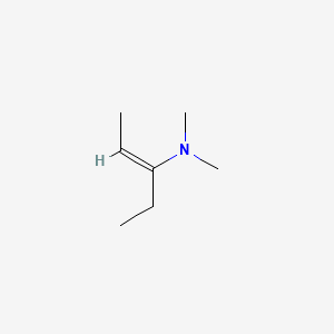 molecular formula C7H15N B14687392 (E)-3-(Dimethylamino)-2-pentene CAS No. 32317-47-8