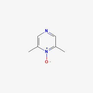 molecular formula C6H8N2O B14687401 Pyrazine, 2,6-dimethyl-, 1-oxide CAS No. 31396-37-9