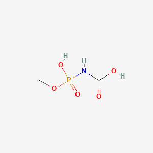 [Hydroxy(methoxy)phosphoryl]carbamic acid