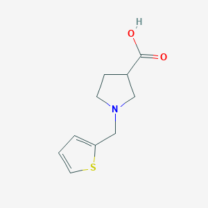 1-(Thiophen-2-ylmethyl)pyrrolidine-3-carboxylic acid